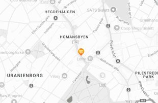 Retail Energy kart som viser beliggenheten i Oslo.